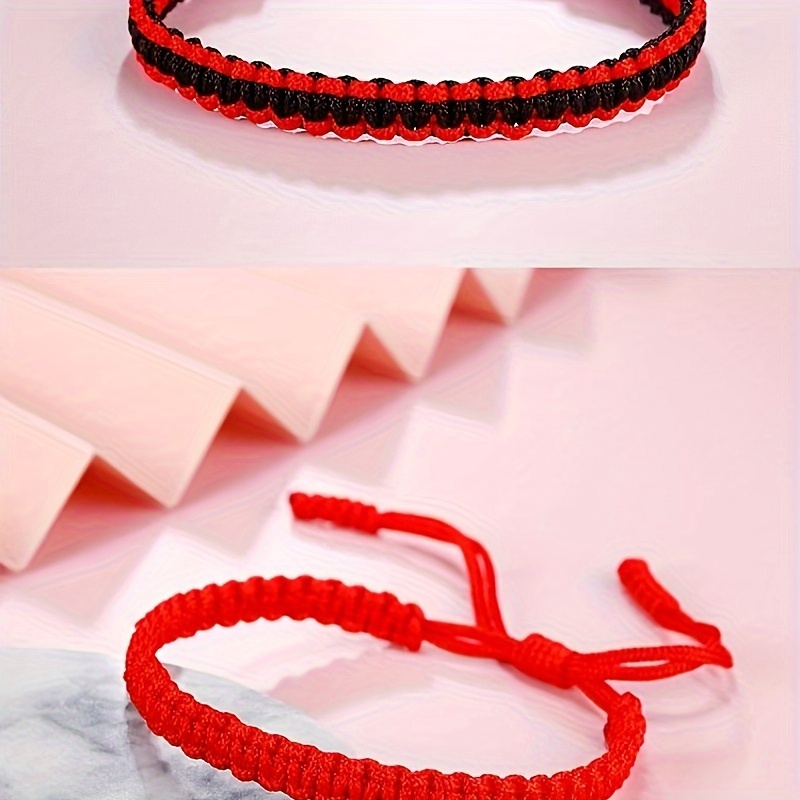 Braided Dopamine Bracelet Stack Adjustable Hand Ornament