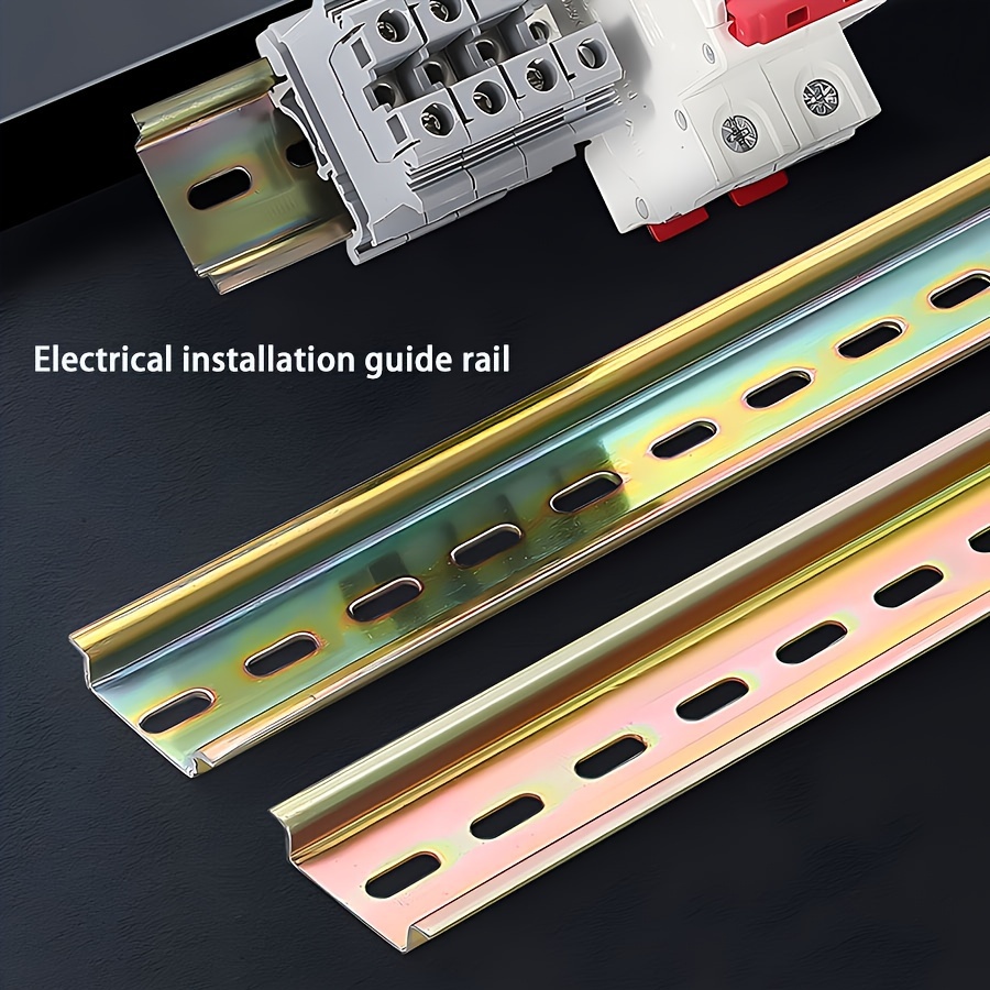 

[] C45 Iron Conduit Rail - 3.5cm Wide, Electrical Circuit Breaker & Relay Mounting Track, In 10cm/15cm/20cm/25cm Lengths