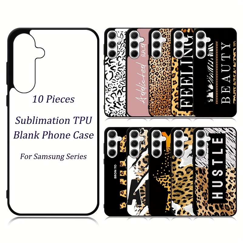 set of sublimation-ready blank cases suitable for samsung for