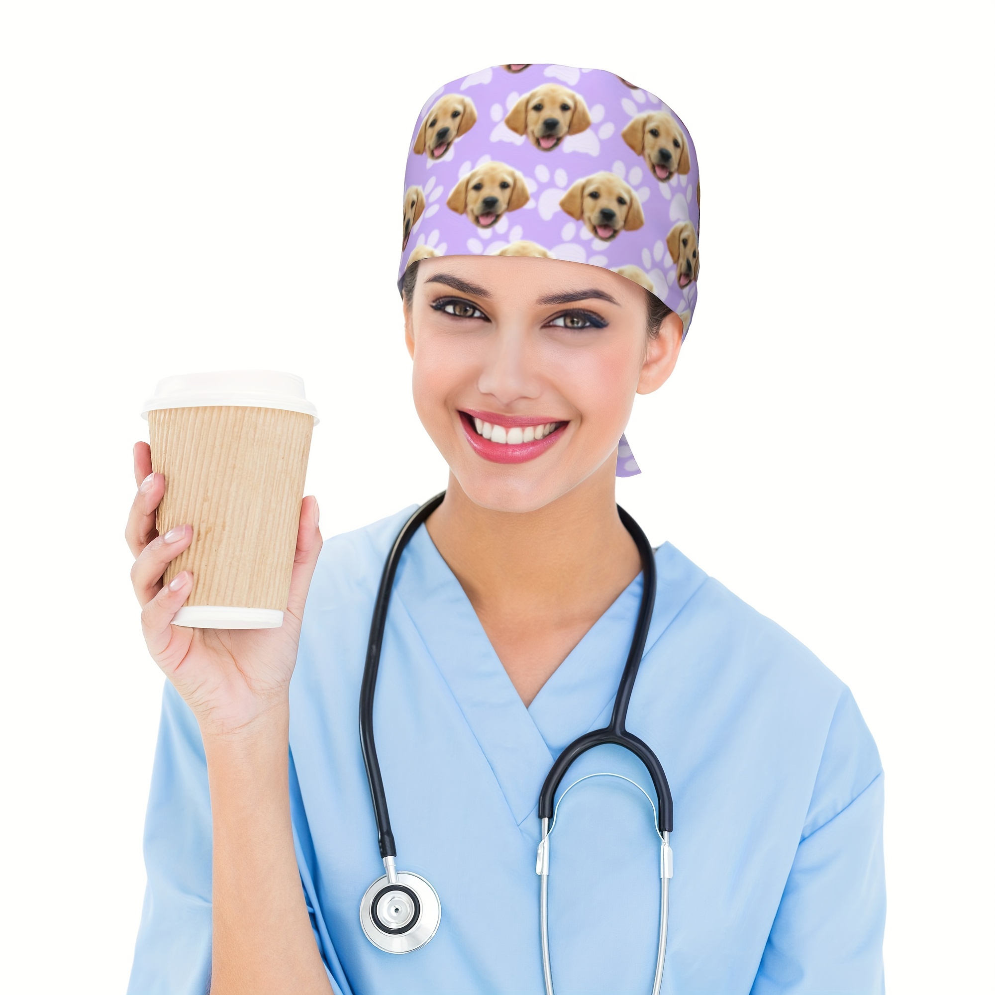 

Pet & Cap - Personalized Hat For Nurses, Polyester, Non-stretch,
