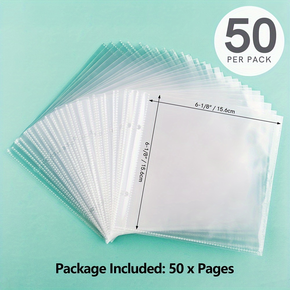 TEMU DESIGN Raccoglitore porta stencil in plastica | Organizzatore 6x6 pollici per fai da te, scrapbooking e artigianato | Portatimbri resistente con