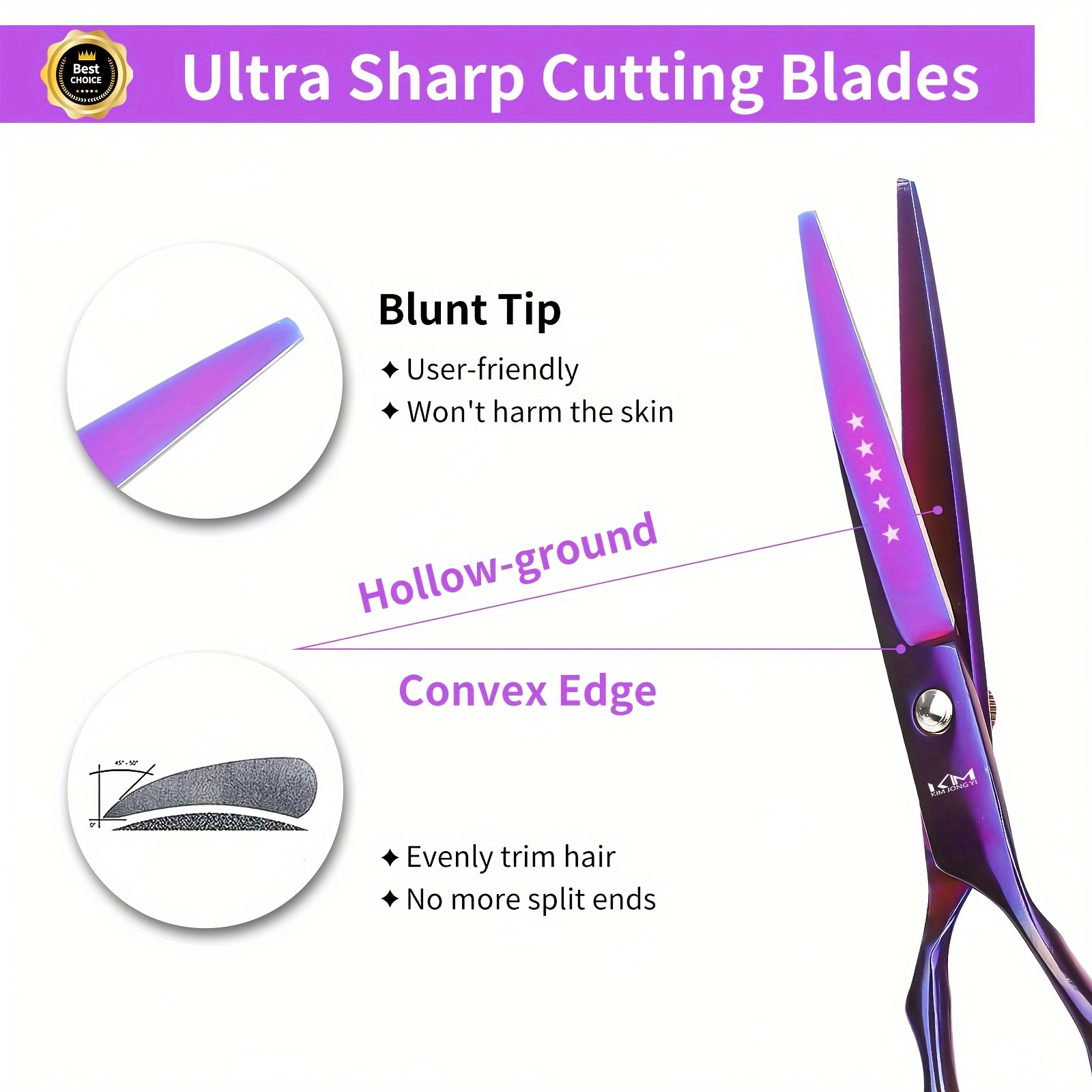7pcs hair clipper set professional hair clipper set assembly hair clipper thinning scissors hair clipper hair mixing salon scissors shaver shaver hair hair accessories Product details 1