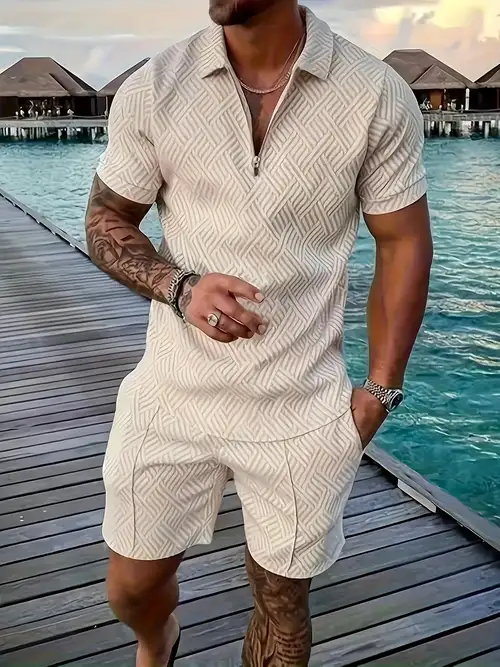 Evening Wear Mens Holiday Outfits Mens Short Sets Piece Outfits Cross-border 2022 Summer New Men's Solid Color Short-sleeved T-shirt Tennis Outfit Men Evening Wear Mens Holiday Outfits Mens Short Sets Piece Outfits Cross-border 2022 Summer New Men's Solid Color Short-sleeved T-shirt Tennis Outfit Men