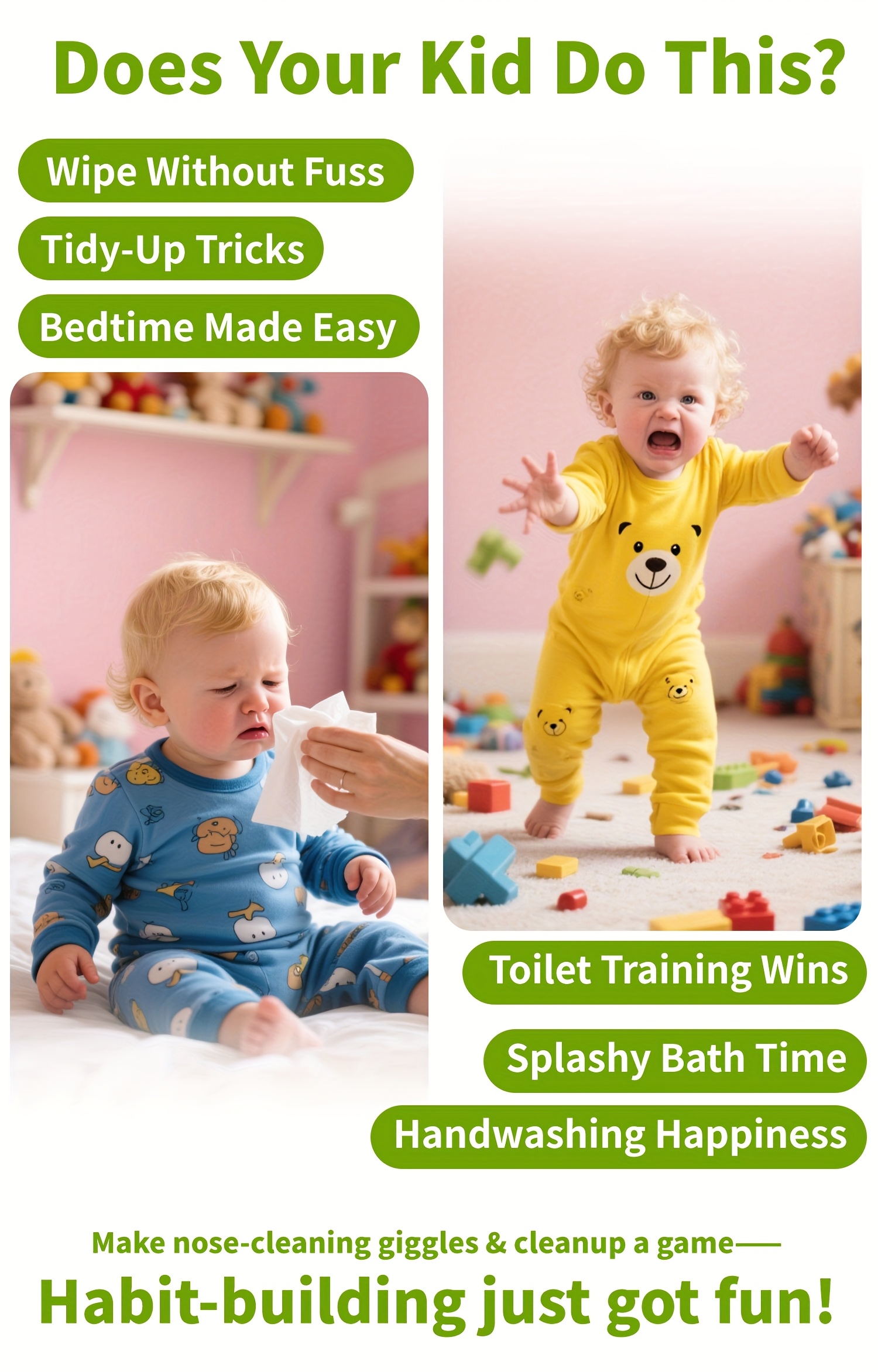 Koala's Sneeze and Sniffle, A Preschool Habit-Building Interactive Book, Cultivates Good Hygiene Habits, Independent Operation Skills, Fun Mechanical Design for Hands-On Ability Training, Gift, travel activities for kids, airplane travel activities for kids, Christmas & Birthday Present