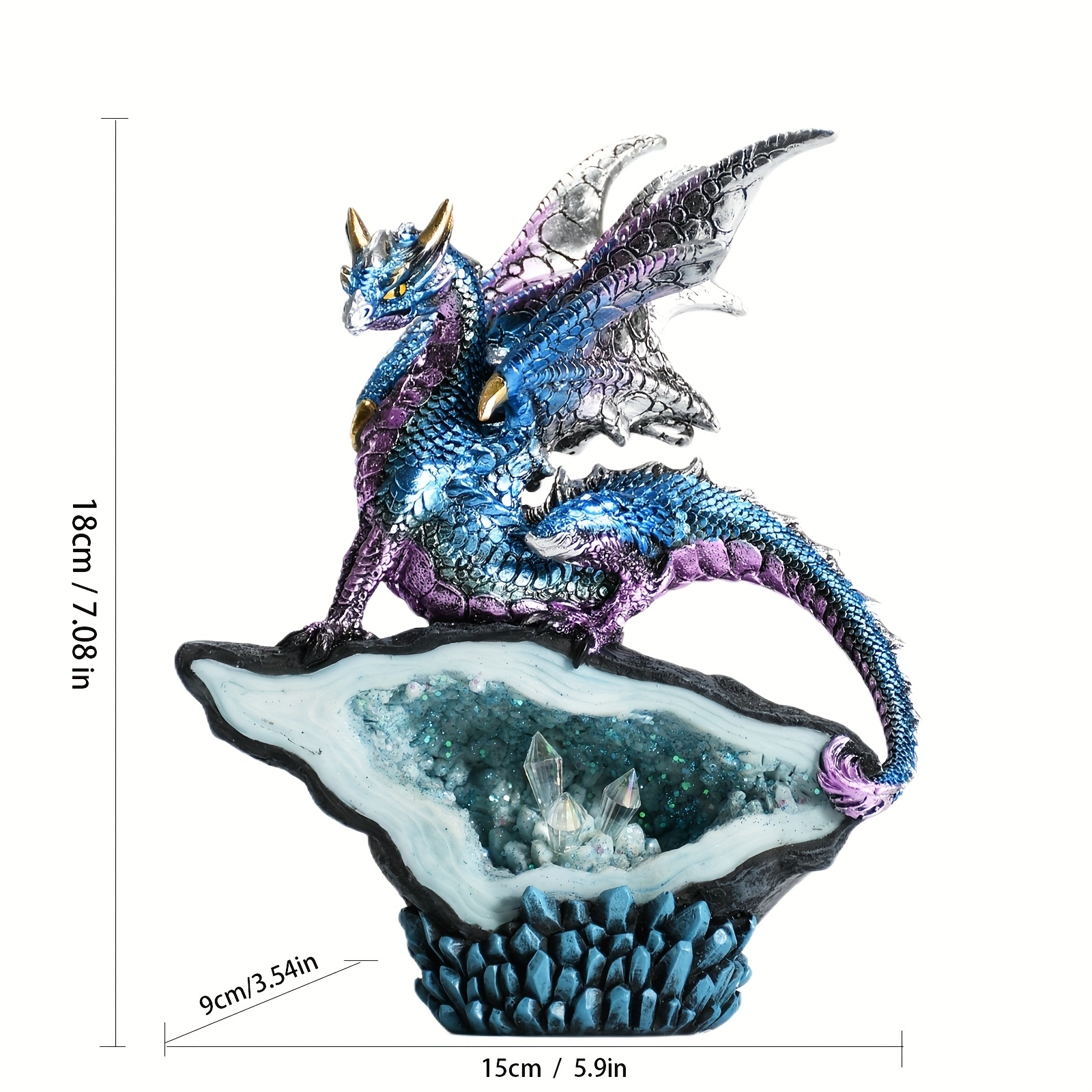 A Dragon Ornament Decorative Art Ornament Study Decoration Ornament Office Resin Crafts Home Modern Art