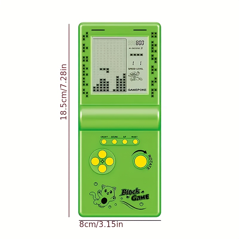   fei 1pc game console portable multi game experience in blue yellow white ideal couples gift batteries not included
