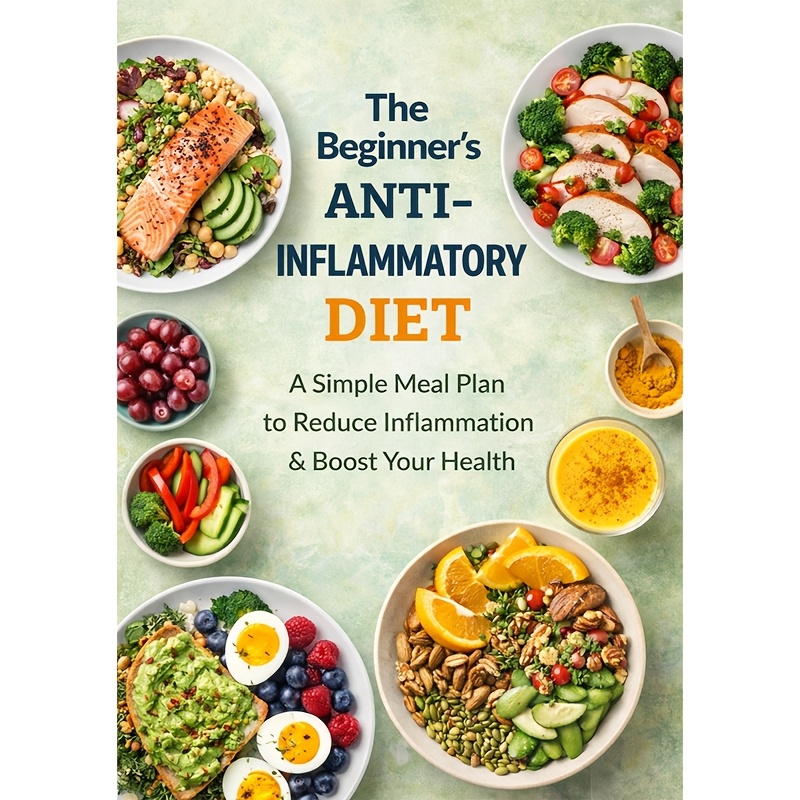 a   anti inflammatory   guide for beginners a   meal plan and   measuring 8 3 by 5 5 inches to   repair your   system this anti inflammatory   can reduce inflammation and     pain Product details 0