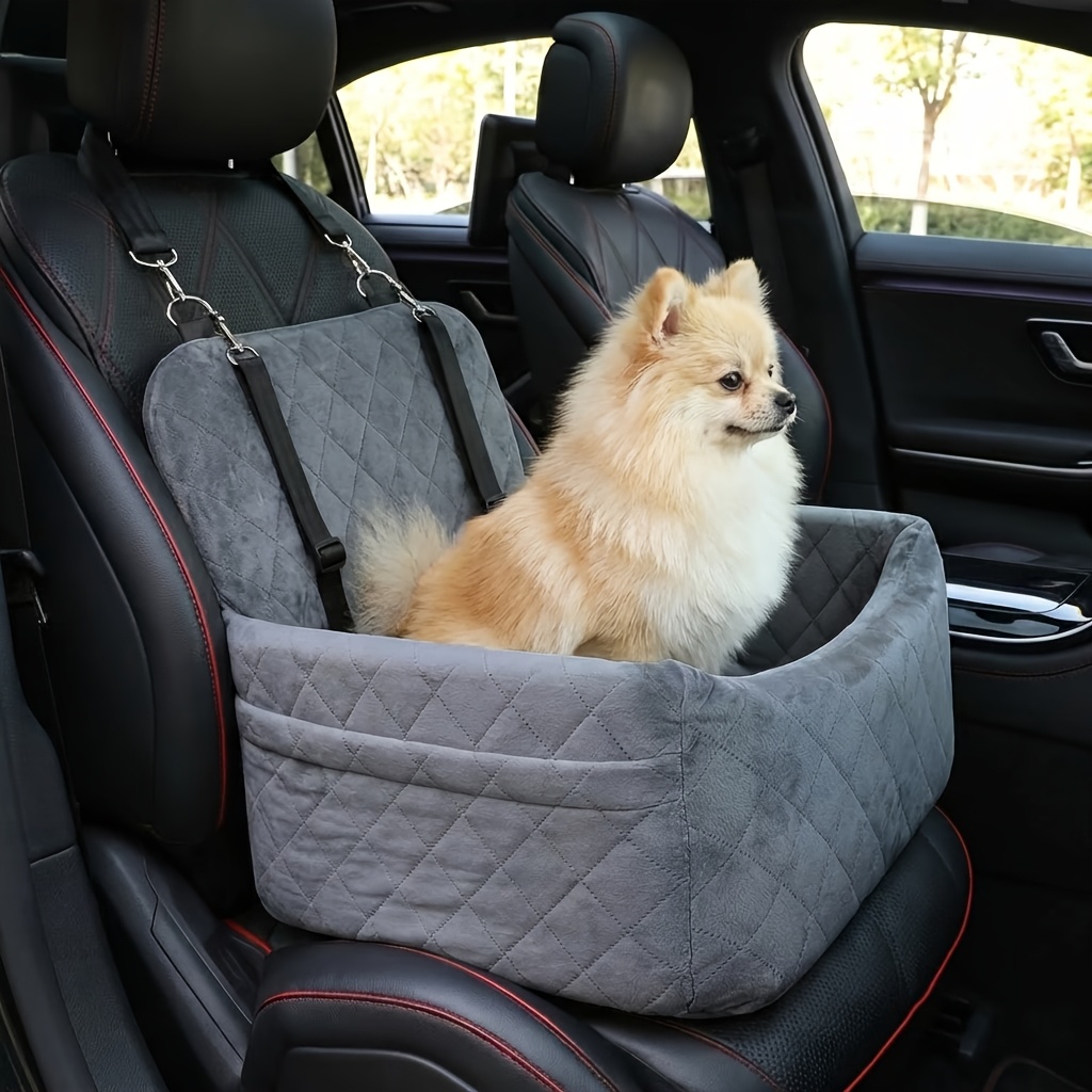 Deluxe Stylish Pet Car Seat for Small & Medium Dogs