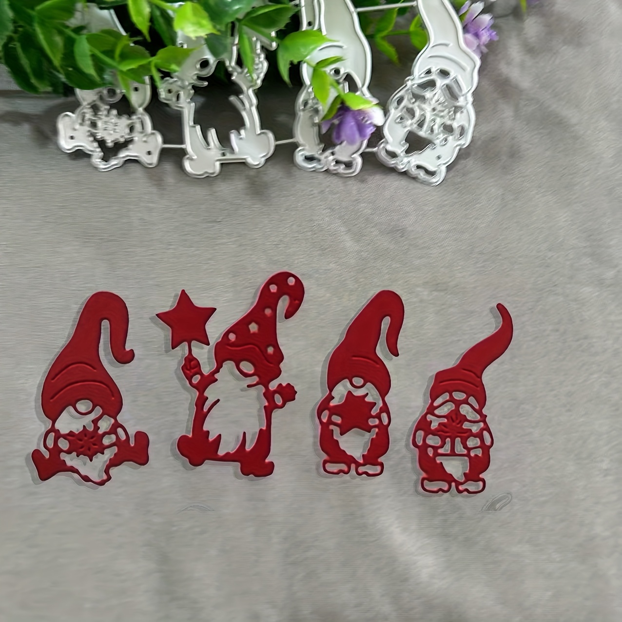 Image of 1pc Dwarf-themed Metal Cutting Dies, Perfect For Scrapbooking And Embossing Stencils, Ideal For Handmade Greeting Cards And Gift Card Making Tools