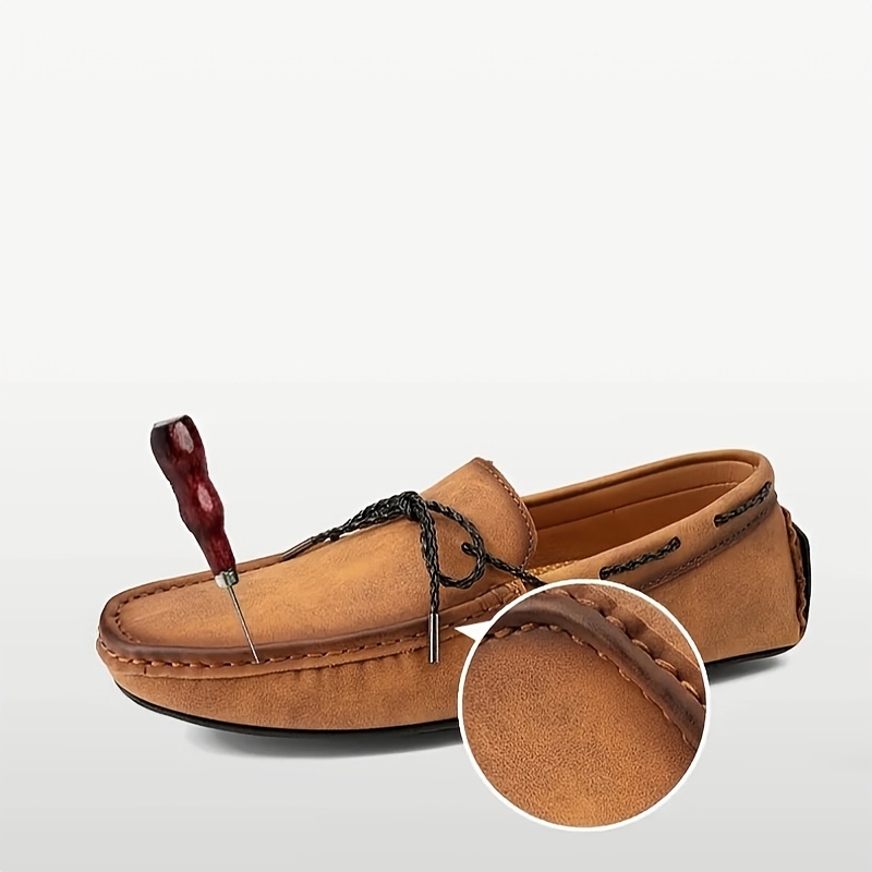 Mocassins Conduite Homme Fossil Rally Penny - Cuir Noir - Taille 11 US (44 EU) - Neuf
