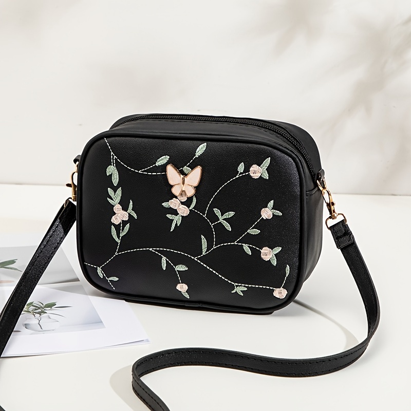 TEMU New Exquisite Embroidered Shoulder Bag With Fashionable Casual Decoration