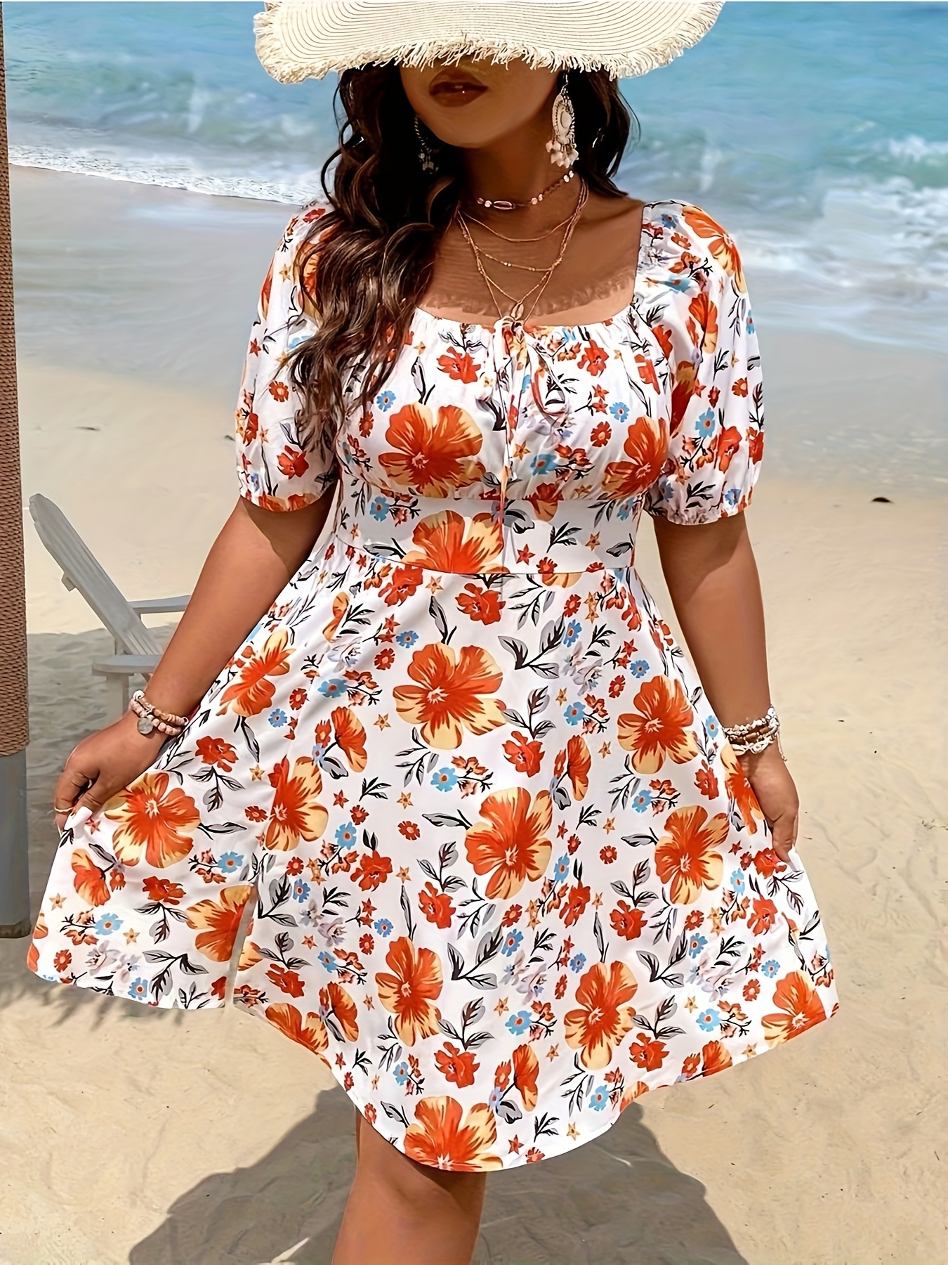 sachin and babi light blue dress Plus Size Party Outfit Ideas for the Holidays