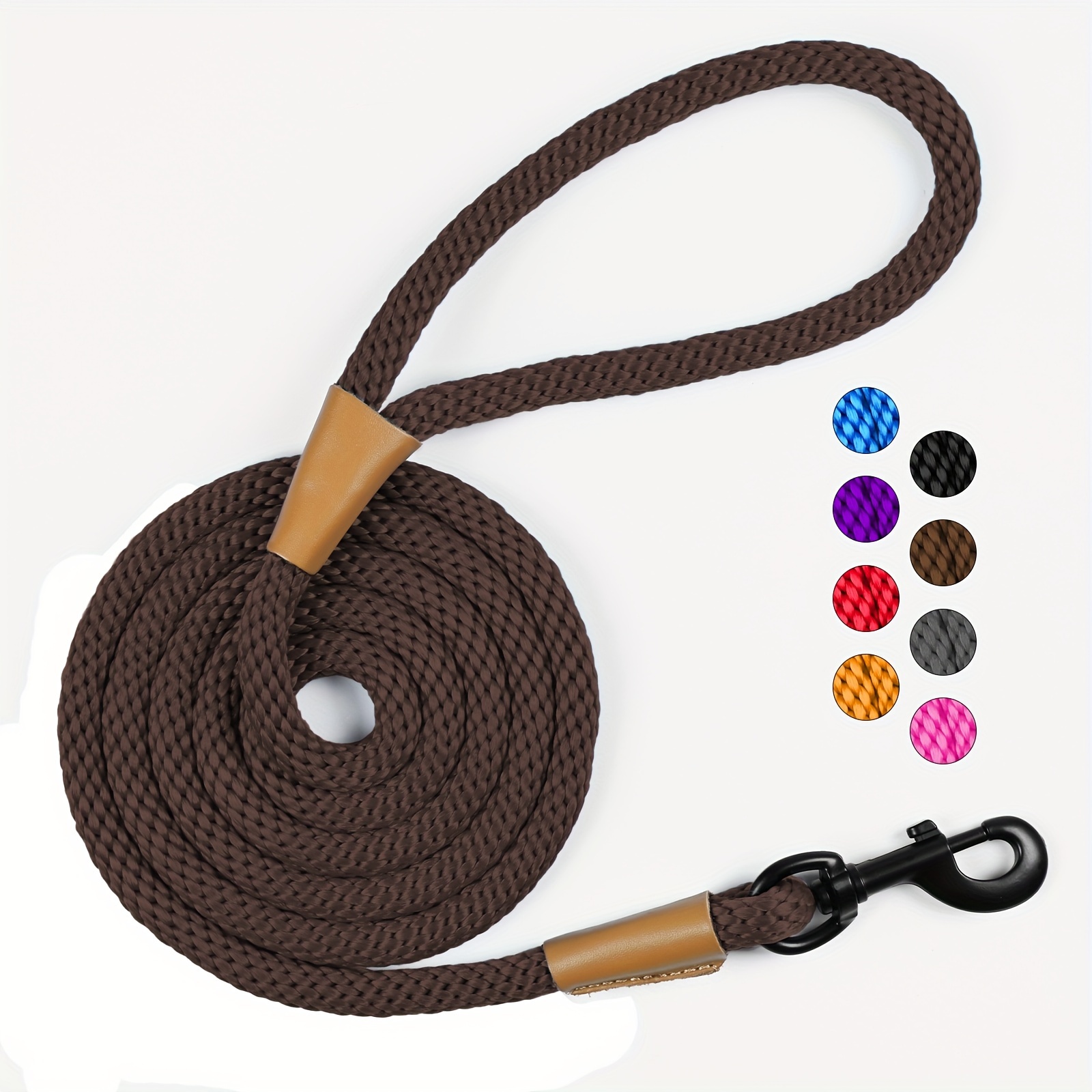 Durable Nylon Dog Leash, Strong Braided Rope for Walking Dogs