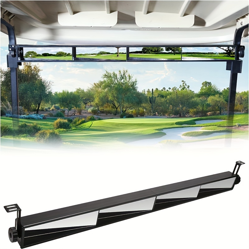 

Golf Cart 4-panel Wide Angle Rear View Mirror - Universal Fit For , , Ezgo, Eliminate Blind Spots