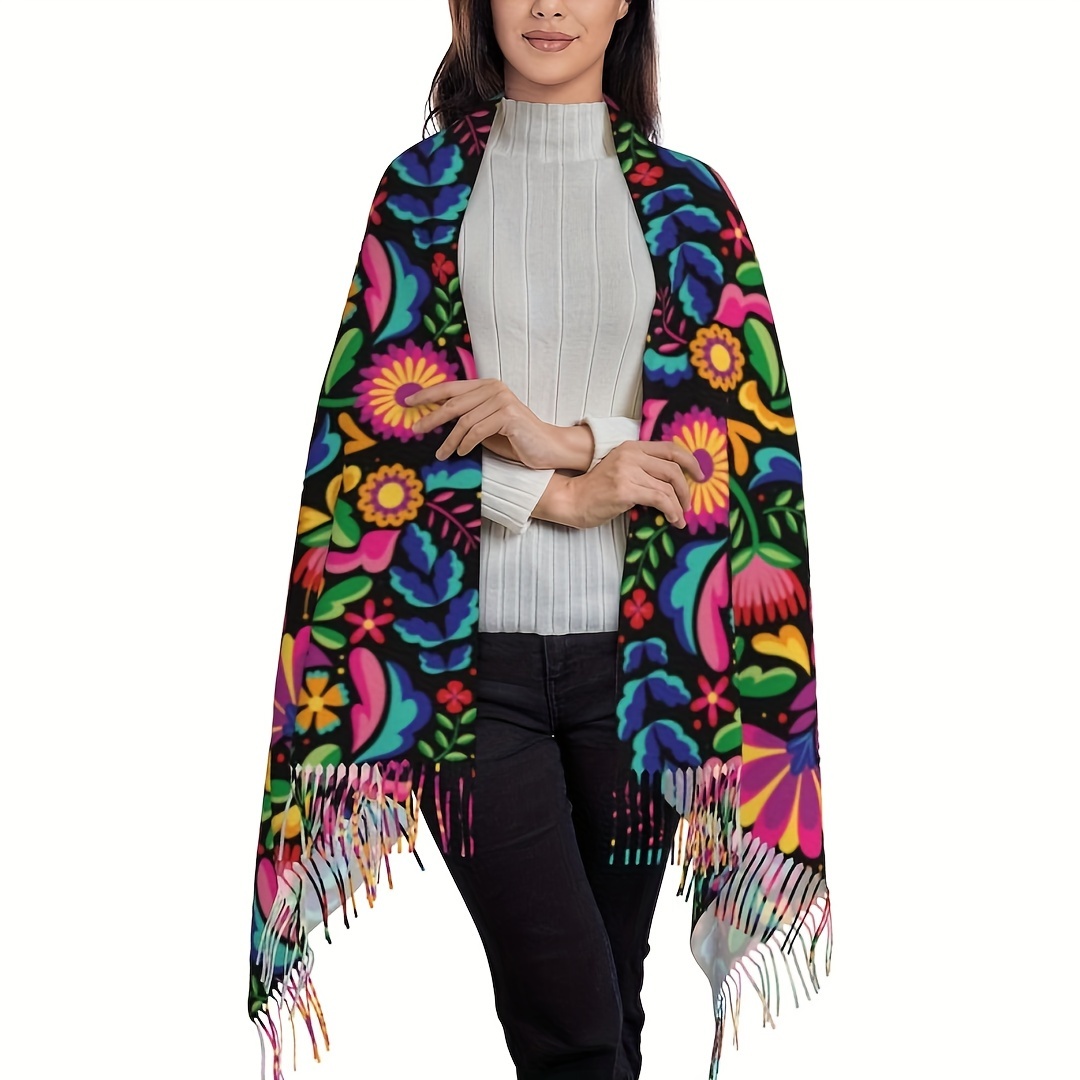 womens vibrant mexican large warm throw blanket Temu Türkiye