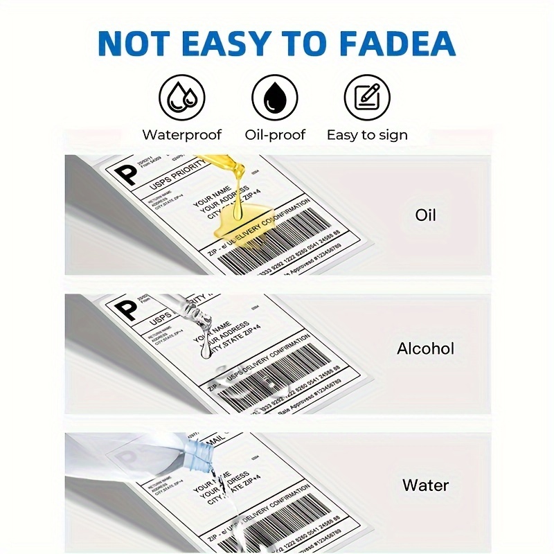 Carta Stampante A4 5000 Etichette Adesive Per Indirizzi Di Spedizione Formato 4x2 Pollici 10 Per Foglio - Foto 8