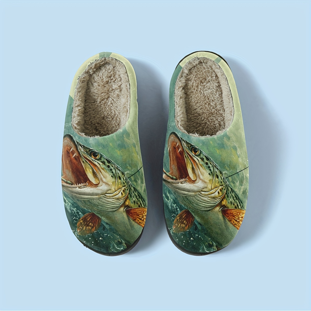 fish slippers sold on Temu United States