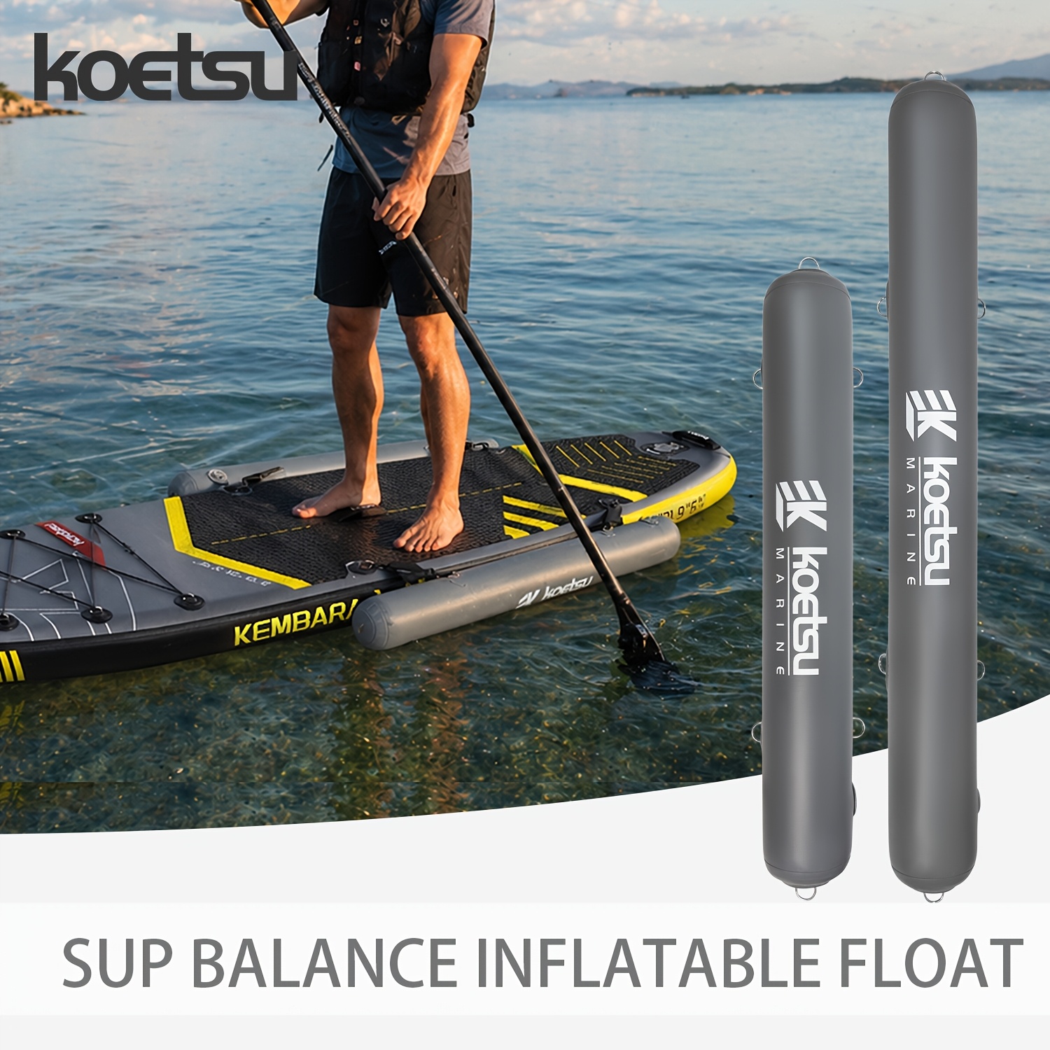 KOETSU Paddle Board Stabilizer Float Set for SUP & Kayak