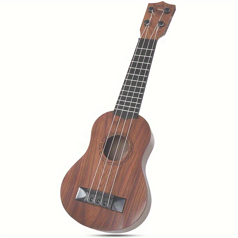 

1pc Kids Ukulele Toy - Children's Beginner Musical Instrument, Realistic Mini Guitar For Boys And Girls, 3-6 & 6-8 Years Old, Educational String Instrument