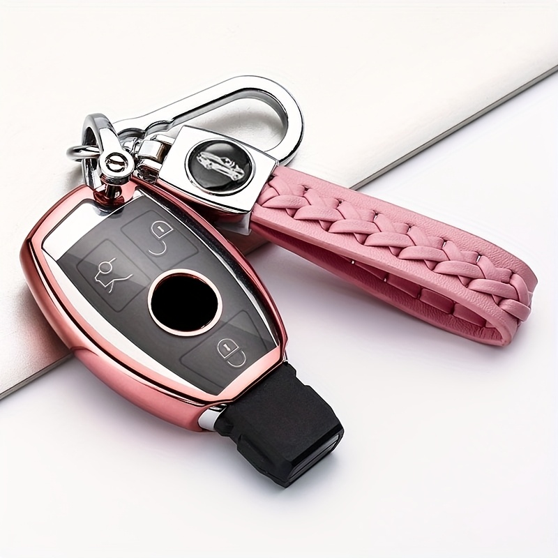E-shop Die Vollschutz-Hülle für Autoschlüssel – Passend für Mercedes-Benz Modelle A, B, C, E, S, , GLK, CLA, GLA, GLC, CLS, AMG, W204, W205, W212, W463
