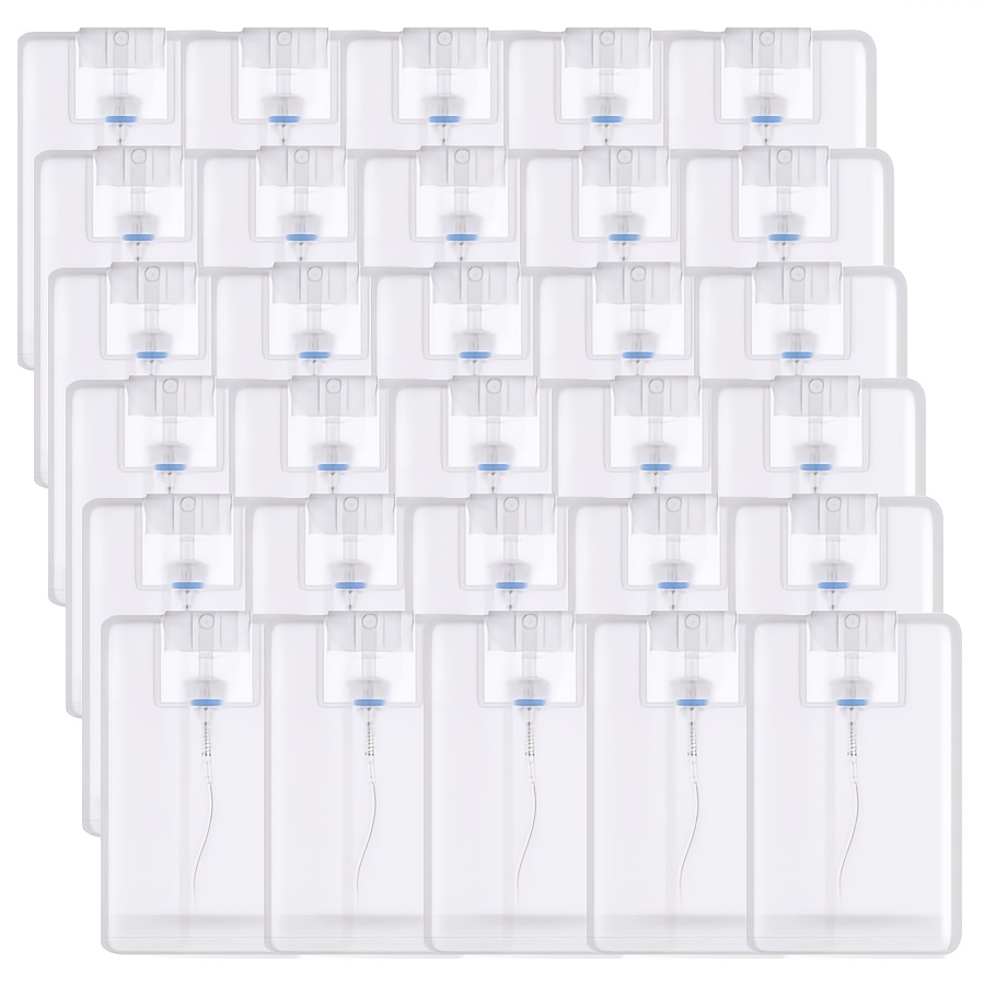 TEMU 10/20/30pcs Bouteilles de Parfum Portables Rechargeables 20Ml Bouteilles Vides Boîte d'Eau Hydratante Atomiseur Conteneur Style Carte