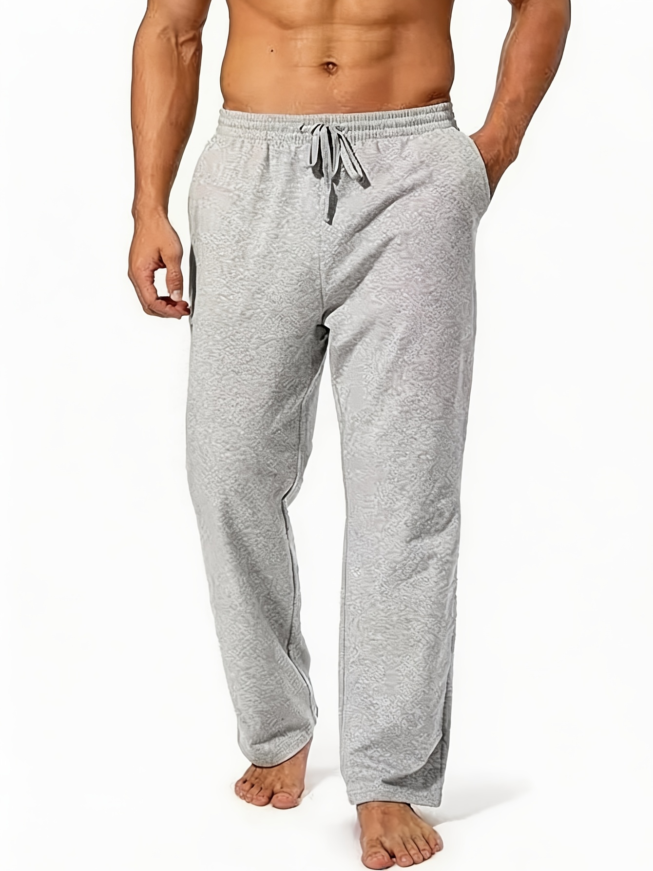 mens solid color athletic joggers with zippered pockets elastic drawstring waist   fitness and running pants machine washable the essential gift for outdoor sports and casual wear