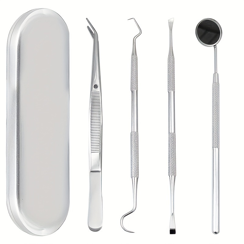 Miroir dentaire anti-buée en acier inoxydable pour dentisterie, hygiène  dentaire, contrôle de la bouche, outil de dentiste, pour le nettoyage des  dents, l'inspection quotidienne, 16 cm : : Bricolage
