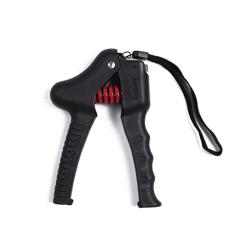 adjustable r shape grip strengthener with extended handle durable pp material black hand exerciser for muscle building and finger   ideal for fitness enthusiasts Product details 1