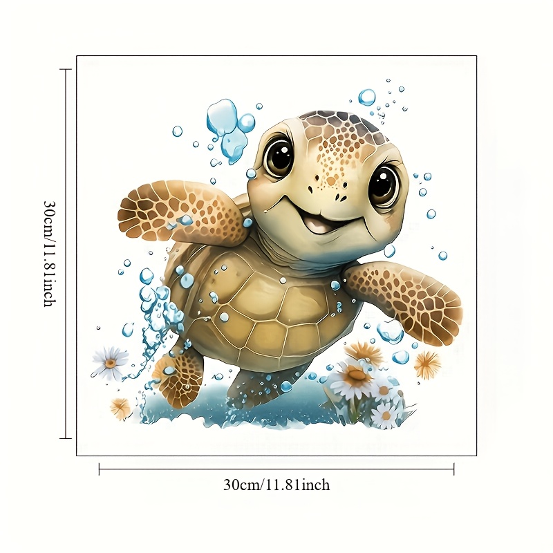 Image of Sea Turtle Toilet Lid Decal - Waterproof Bathroom Sticker For Seat, Wall & Door | Aesthetic Home Decor