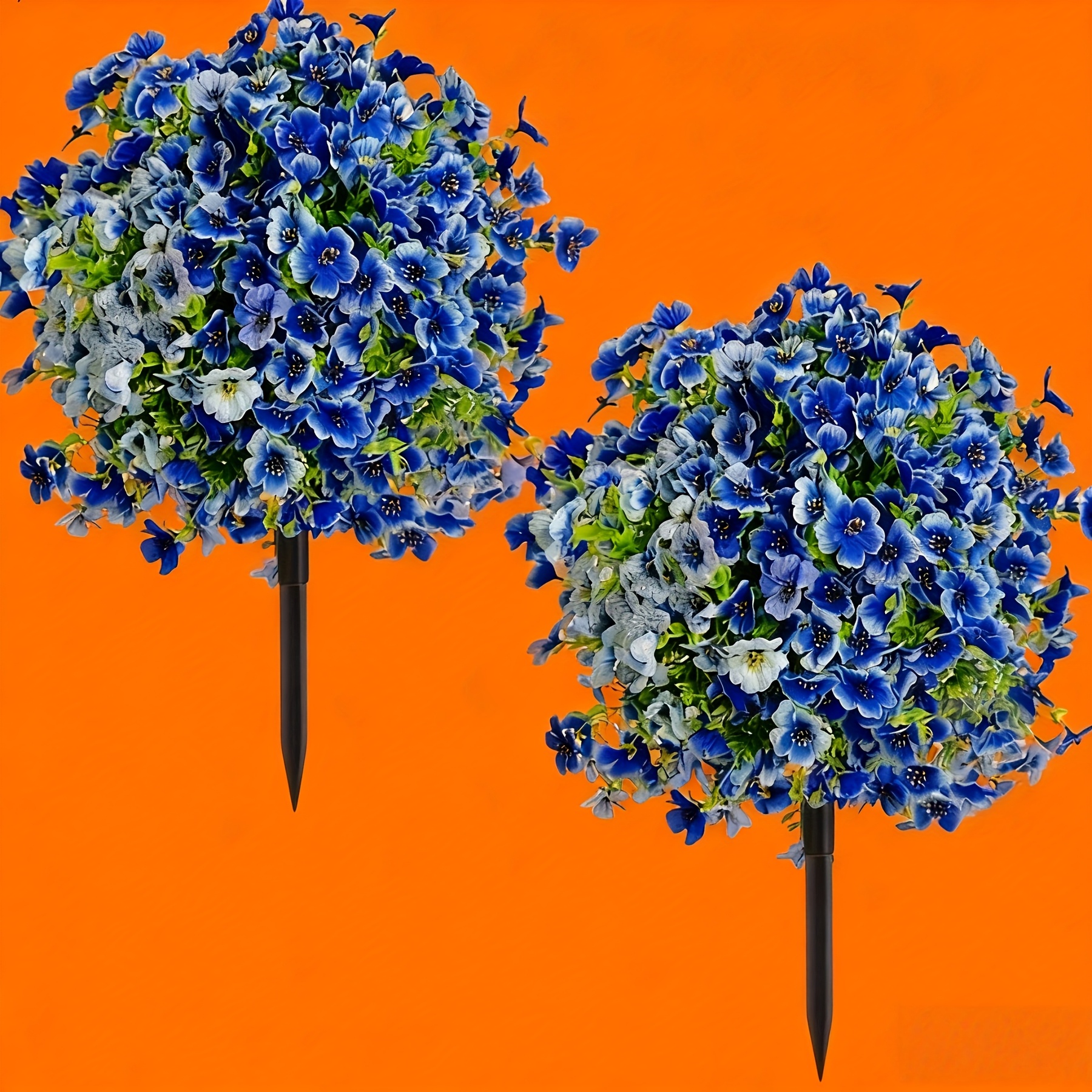 21 Bündel Künstliche Outdoor-Blumen UV-beständig - Für Garten, Balkon & Deko | Verblassen Nicht