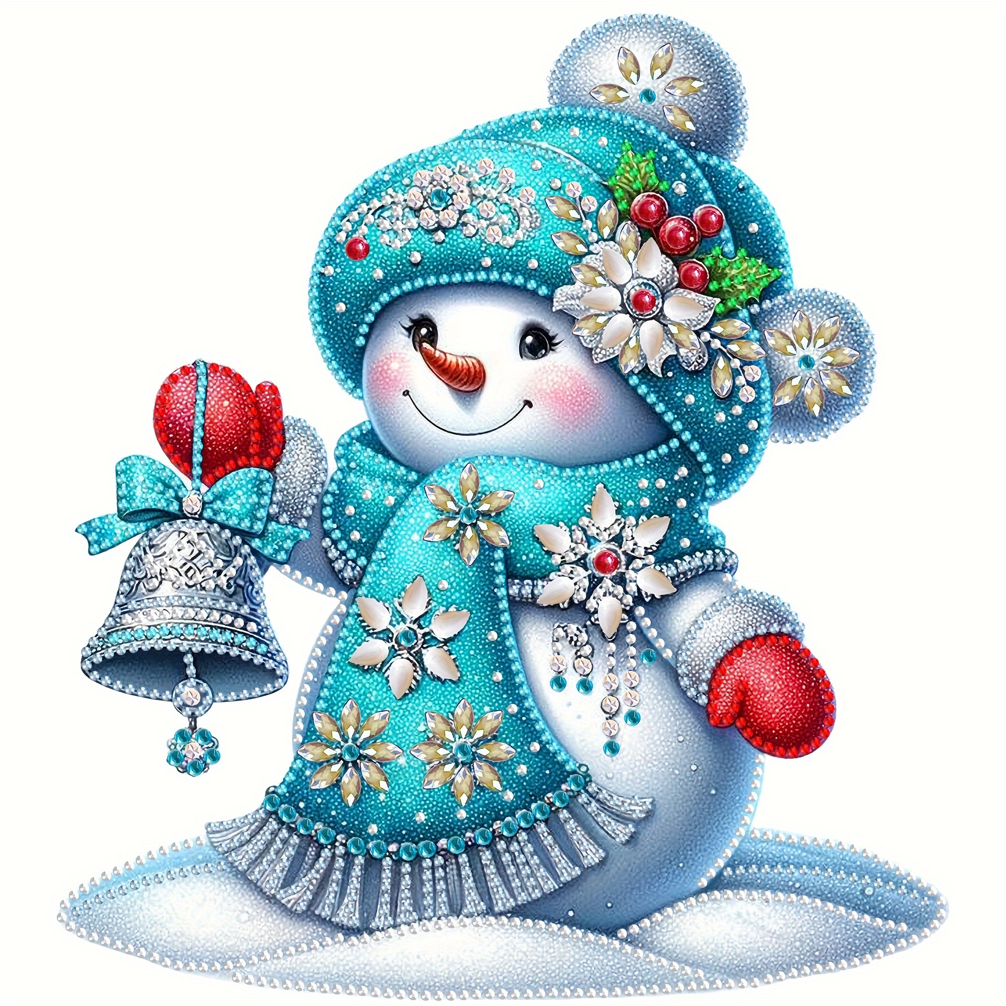 

Snowman 5d Diy Diamond Painting Kit - Unique Crystal Art Mosaic Craft, Frameless Canvas For Home Wall Decor & Christmas Gifts Snowman Diamond Painting Kits Holiday Diamond Painting Kits