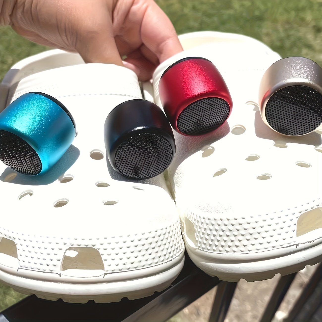 Compact Mini M1 Wireless Speaker with Subwoofer, Portable Sound System for Sports, Small Steel Speaker Compatible with Any Smartphone