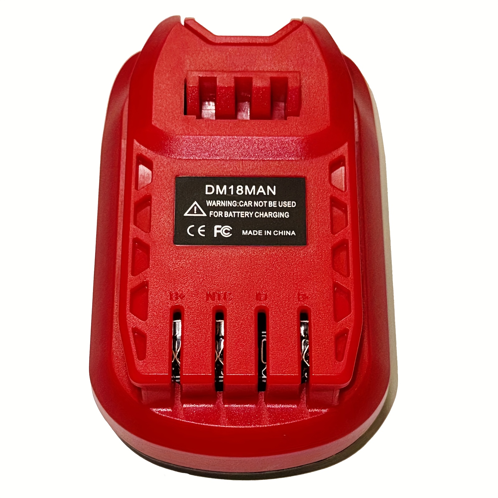 TEMU Adaptateur de batterie pour outils fil 20V, pour for Dewalt 20V et compatible avec (M-W-KIE) batterie Li-ion série 18 volts
