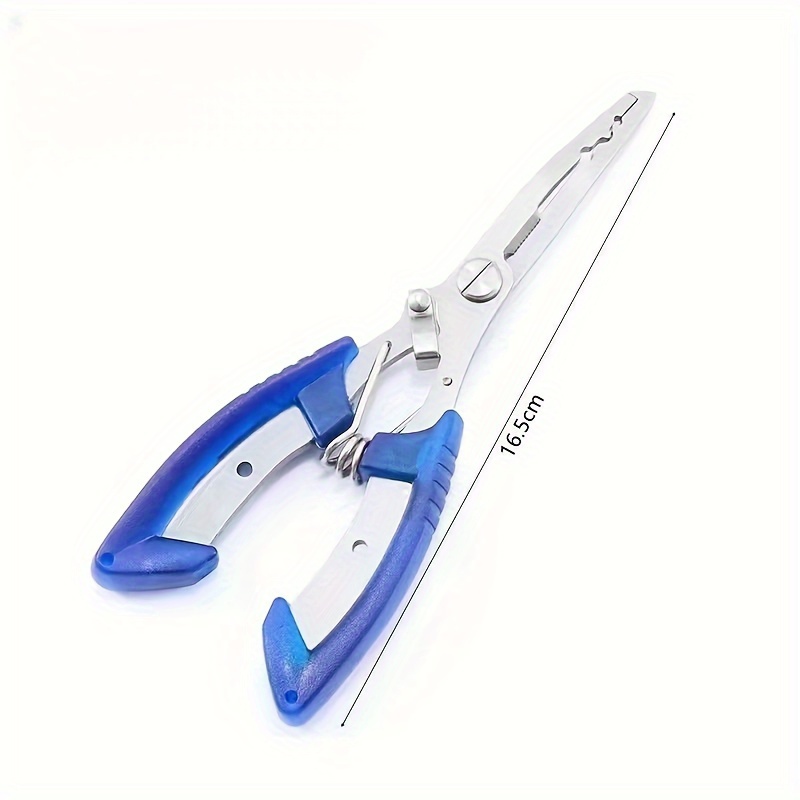 Fishing Pliers Hook Pliers With Knife Curved Nose Pliers Remover 5Pcs  Stainless Steel Lure Pliers Scissors Hook Remover Stainless Alloy Stainless