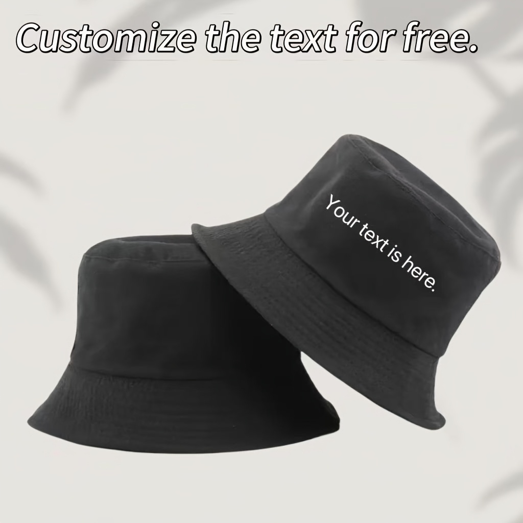 Custom Logo Double-Sided Fisherman Hat, Lightweight Polyester
