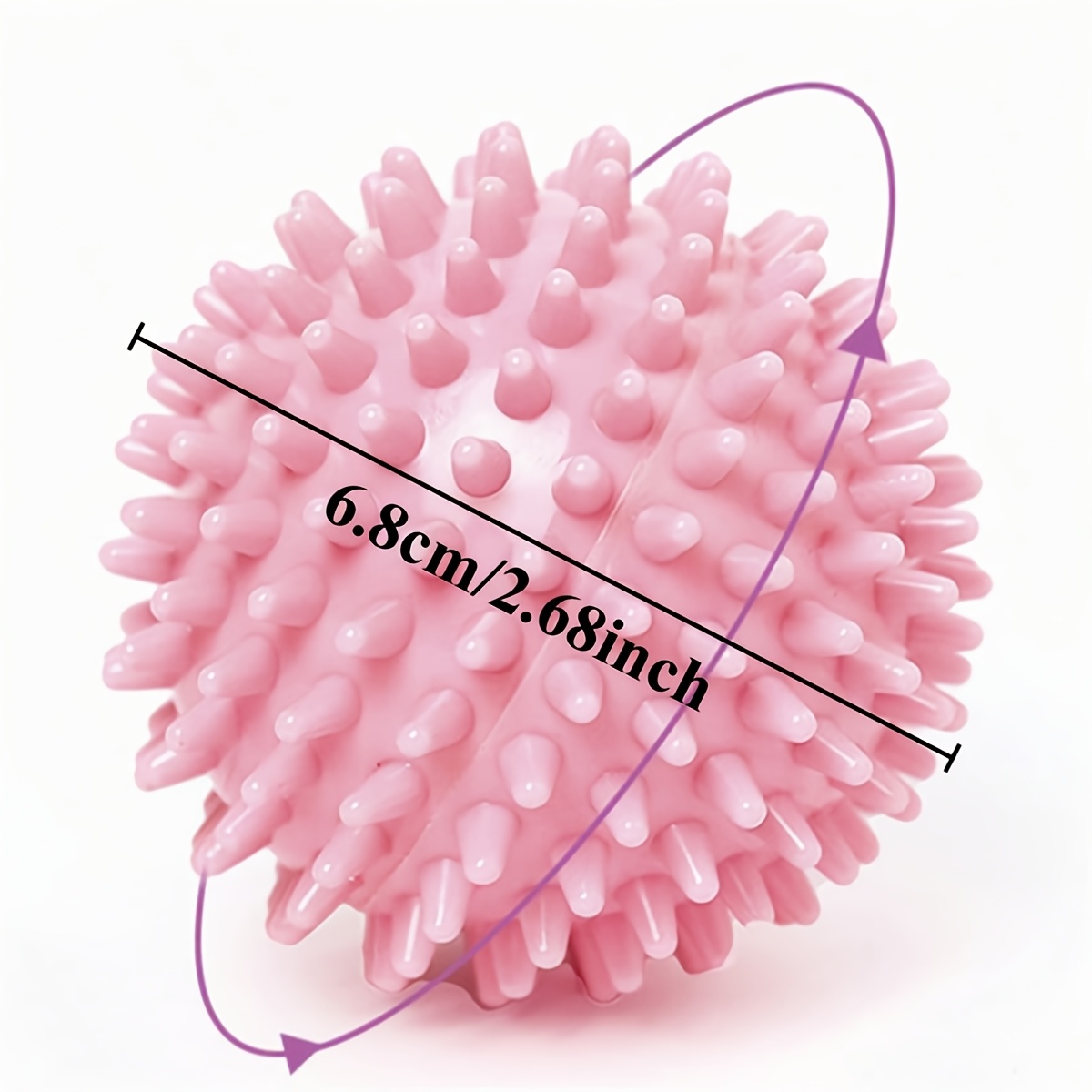 Hedgehog-Pattern Foot Massage Ball for Yoga and Acupoint Therapy