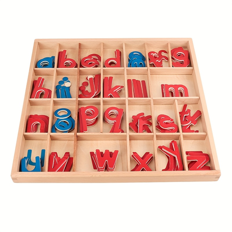 Kids Wooden Letter Box For Kids, Phonics & Spelling Educational Toy Ages 3+