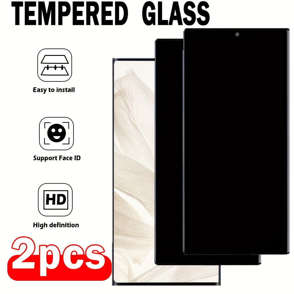 

For Samsung Galaxy S23 Ultra/s23 Plus/s23 Privacy Screen Protector, [automatic Sticking] 9h Full Coverage Screen Tempered Glass Anti-spy Bubble Free Case Friendly - 2 Pack