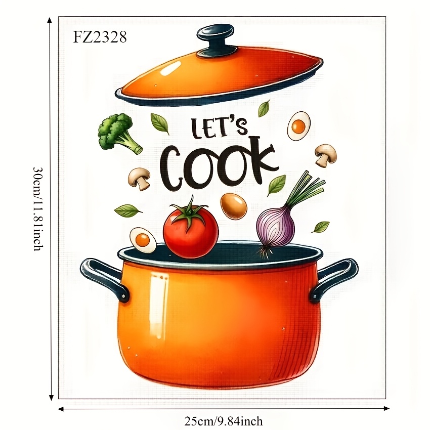 Image of English Cook Cooking Home Kitchen Paste Background Wall Wall Paste Decorative Wall Paste