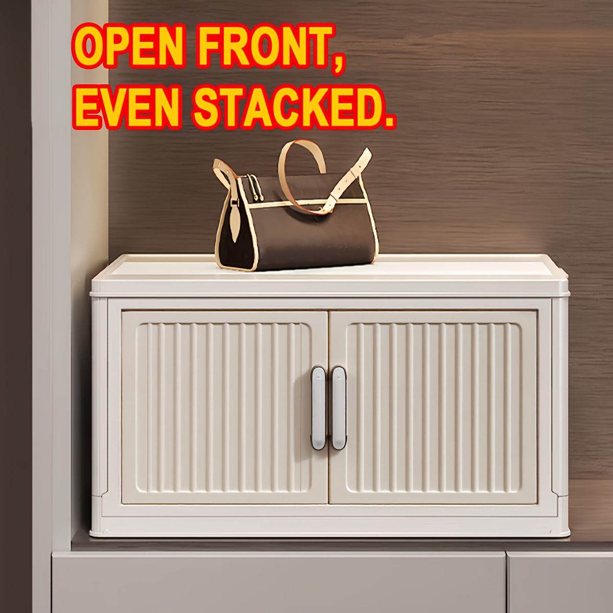 Multi-Layer Stackable Outdoor Storage Shelves, Large Folding Boxes, Outdoor Toy Storage, for Keeping Gardening Tools, Craft Supplies, Toys, And for Organizing Living Rooms, Bedrooms, And Closets with Portable Multi-Purpose Storage Solutions, Box,Cabinet,Rack for Outdoor Storage