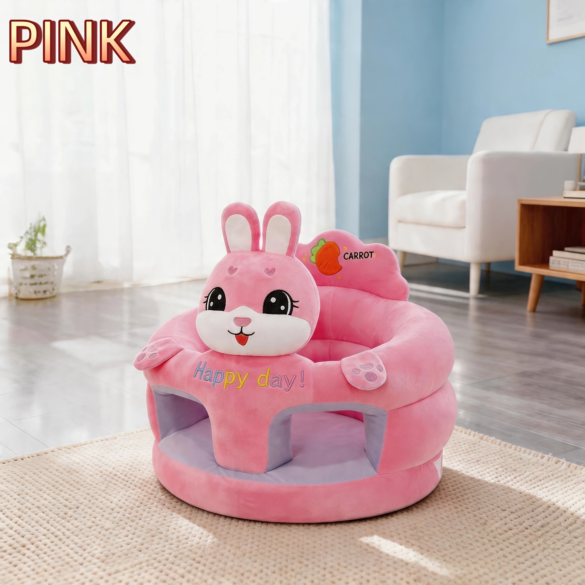 Surround Floor Chair Suitable For Infants, Sitting Position For Feeding, Learning To Sit, Spinal Support For Infant Learning, Sofa Backrest With Design, Portable Baby Chair For Use