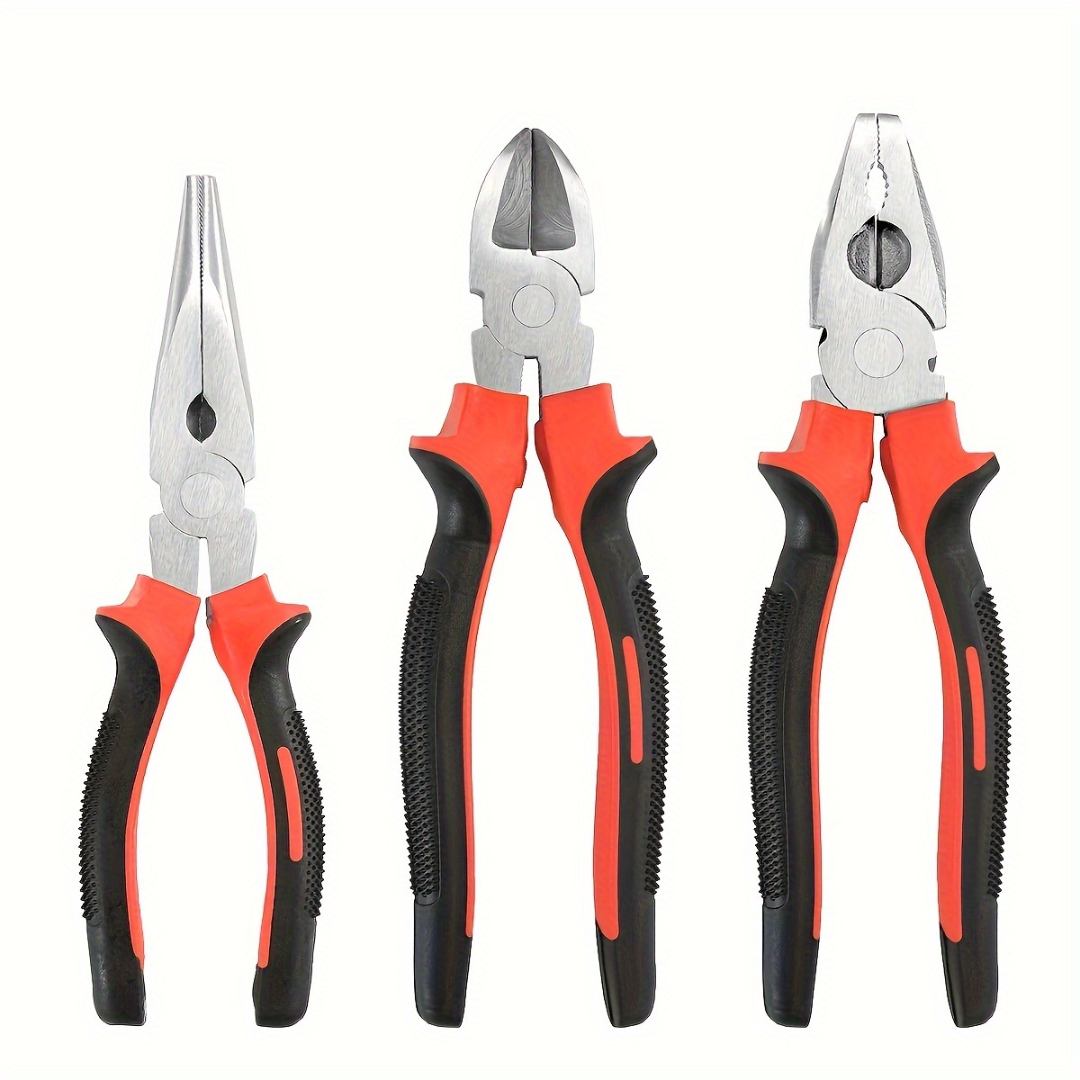

3pcs Small Plier Set, Pliers Tool Set, 7inches Combination Pliers, 7inches Diagonal Cutting Pliers, 7inches Needle Nose Pliers