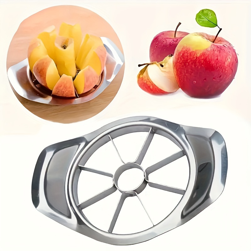 

1pc Stainless Steel - Effortless Corer & Divider, Kitchen Essential - Safe - Design For Creative Fruit Cutting - Modern Cooking Gadgets And Tools