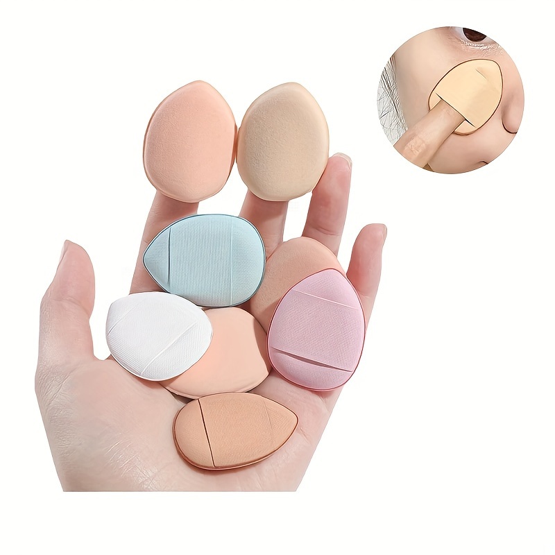 

5pcs Mini Makeup Sponge Set - Professional Cosmetic Puff For & Concealer Application, Lightweight & Portable Beauty Tools