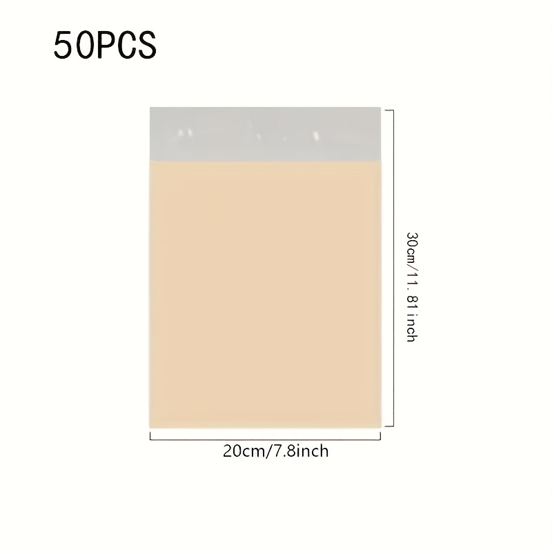 Image of 50pcs Self-adhesive Courier Mailing Bags, Specifications For Mailing Supplies, Mailing Courier Bags, Envelope Packaging Bags, Transport Packaging Bags