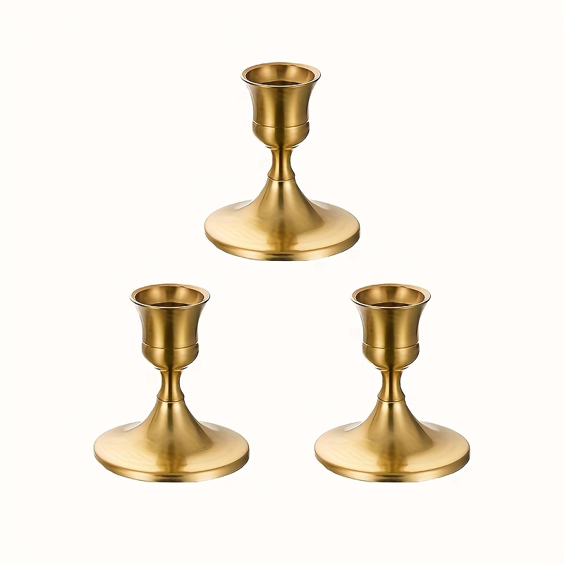 E-shop 3/6/12-teiliges europäisches amerikanisches Luxus-Metall-Leuchter-Set, Tischdekoration für Hochzeitsbankett, Kerzenständer für Geburtstagsfeier,