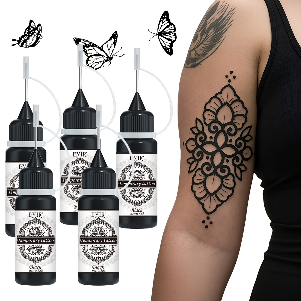 Black Tattoo Paste - Waterproof and Long-Lasting