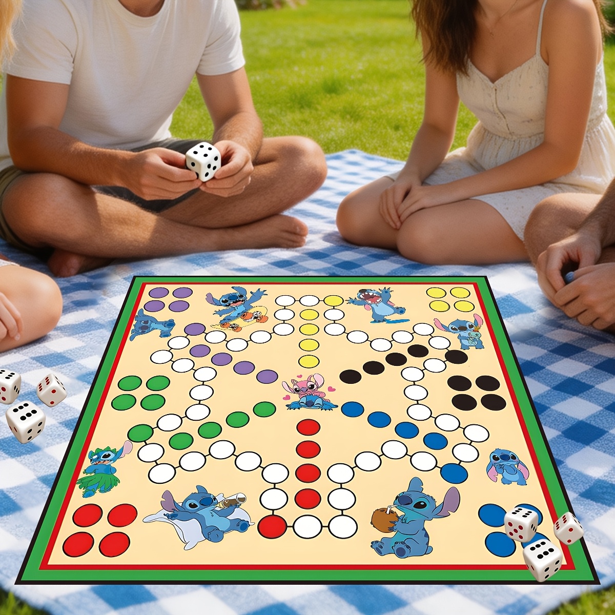 2d plane   themed   game printed square tablecloth cartoon   tablecloth parent interactive board game portable outdoor   party tablecloth   game gift very suitable for games picnics family nights