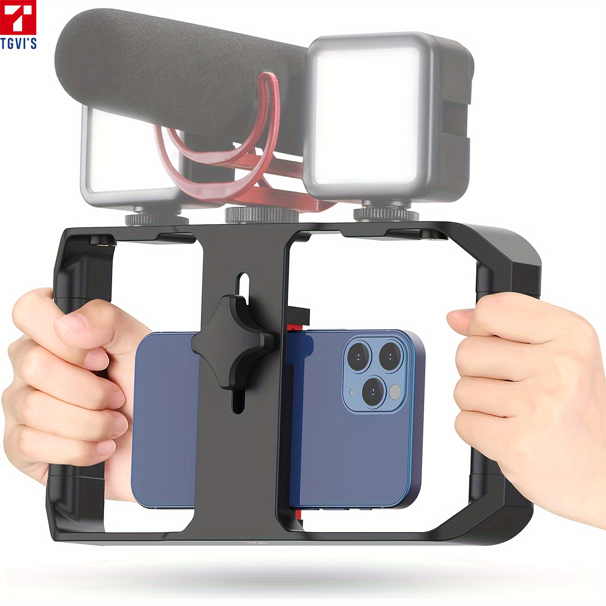 

Tgvi's Z001 Assistive Phone Frame Stand For Iphone And Shooting Vlog ()