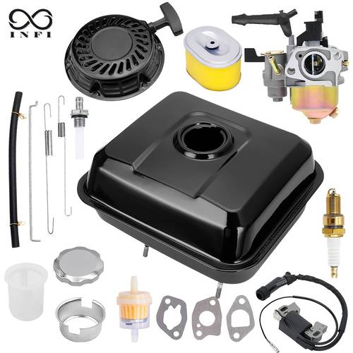 complete fuel tank kit with carburetor filters for honda gx200 196cc engines ideal for warrior ct200 karts mini bikes lawn mowers snow blowers